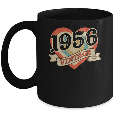 69th Birthday Gifts Classic Retro Heart Vintage 1956 Mug | siriusteestore