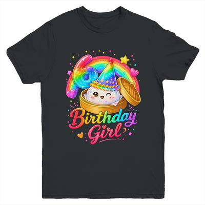 6Th Birthday Girl Dumpling Kawaii Pastel Anime 6 Years Old Youth Shirt | siriusteestore