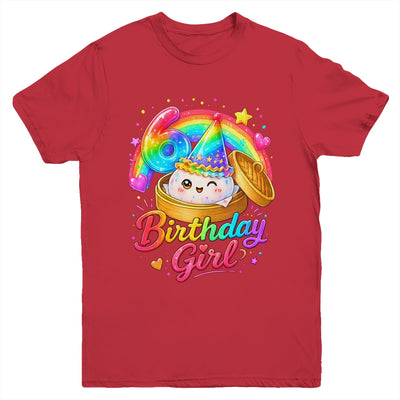 6Th Birthday Girl Dumpling Kawaii Pastel Anime 6 Years Old Youth Shirt | siriusteestore