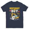 6th Birthday Boy 6 Years Old Excavator Three Decorations Youth Shirt | siriusteestore