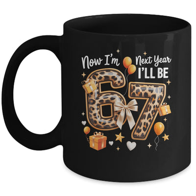 6th Birthday Girl Leopard Animal I'm 6 Next Year I'll Be 7 Mug | siriusteestore