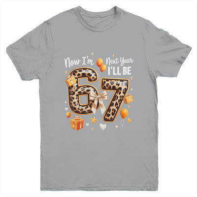 6th Birthday Girl Leopard Animal I'm 6 Next Year I'll Be 7 Youth Shirt | siriusteestore