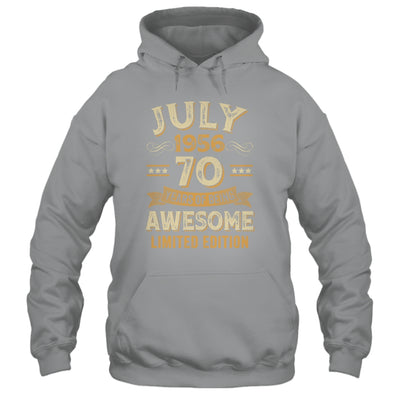 70 Years Awesome Vintage July 1956 70th Birthday Shirt & Hoodie | siriusteestore