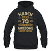 70 Years Awesome Vintage March 1955 70th Birthday Shirt & Hoodie | siriusteestore