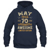 70 Years Awesome Vintage May 1955 70th Birthday Shirt & Hoodie | siriusteestore