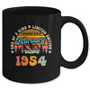 70 Years Old Awesome Since February 1954 70th Birthday Groovy Mug | siriusteestore
