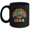 70 Years Old Awesome Since June 1954 70th Birthday Groovy Mug | siriusteestore