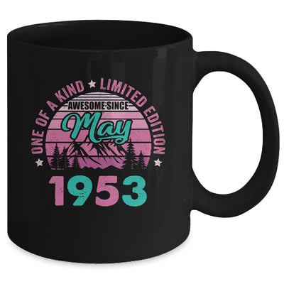 70 Years Old Awesome Since May 1953 70th Birthday Women Mug | siriusteestore