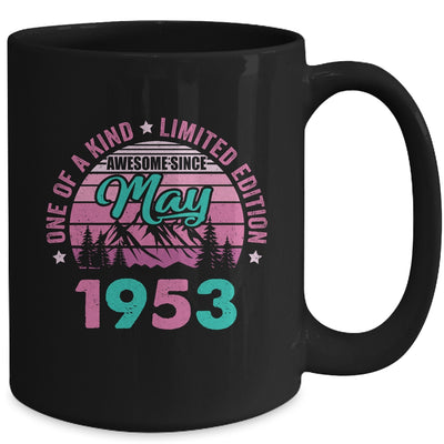 70 Years Old Awesome Since May 1953 70th Birthday Women Mug | siriusteestore