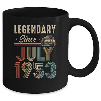 70 Years Old Legendary Since July 1953 70th Birthday Mug | siriusteestore