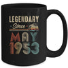 70 Years Old Legendary Since May 1953 70th Birthday Mug | siriusteestore