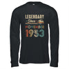 70 Years Old Legendary Since November 1953 70th Birthday Shirt & Hoodie | siriusteestore