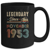 70 Years Old Legendary Since November 1953 70th Birthday Mug | siriusteestore