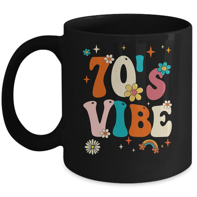 70's Vibe Costume 70s Party Outfit Groovy Hippie Peace Retro Mug | siriusteestore