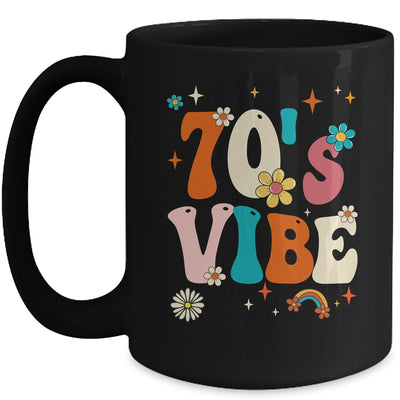 70's Vibe Costume 70s Party Outfit Groovy Hippie Peace Retro Mug | siriusteestore