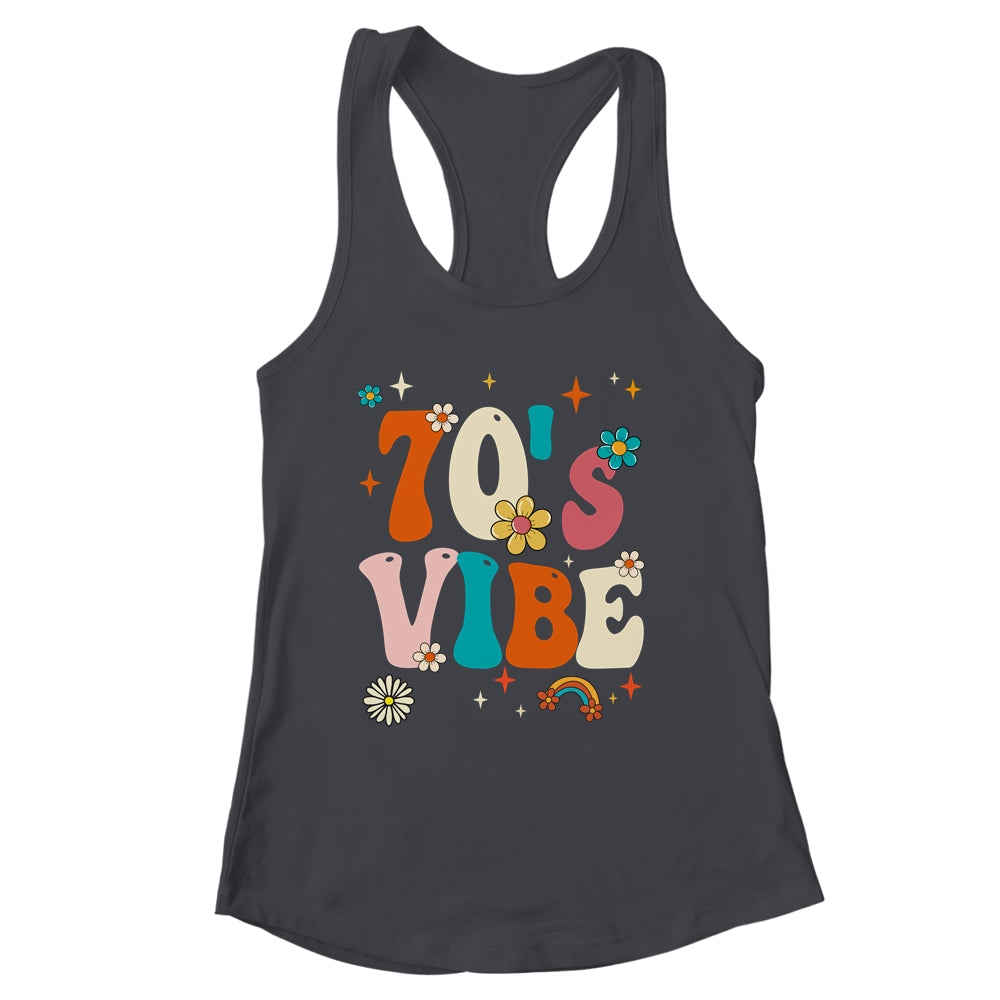 70's Vibe Costume 70s Party Outfit Groovy Hippie Peace Retro Shirt & Tank Top | siriusteestore