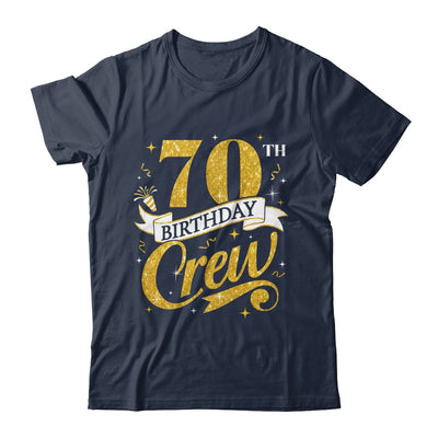 70th Birthday Crew 70th Bday Party Squad Friends Crown Funny Shirt & Tank Top | siriusteestore