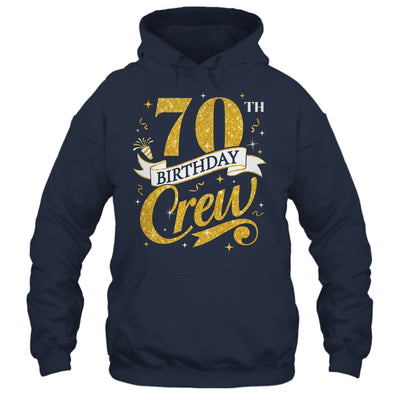 70th Birthday Crew 70th Bday Party Squad Friends Crown Funny Shirt & Tank Top | siriusteestore