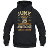 75 Years Awesome Vintage June 1950 75th Birthday Shirt & Hoodie | siriusteestore
