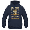 75 Years Awesome Vintage June 1950 75th Birthday Shirt & Hoodie | siriusteestore