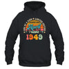 75 Years Old Awesome Since April 1949 75th Birthday Groovy Shirt & Tank Top | siriusteestore