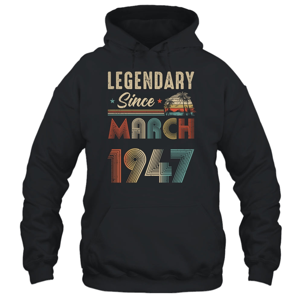 75 Years Old Legendary Since April 1948 75th Birthday Shirt & Hoodie | siriusteestore