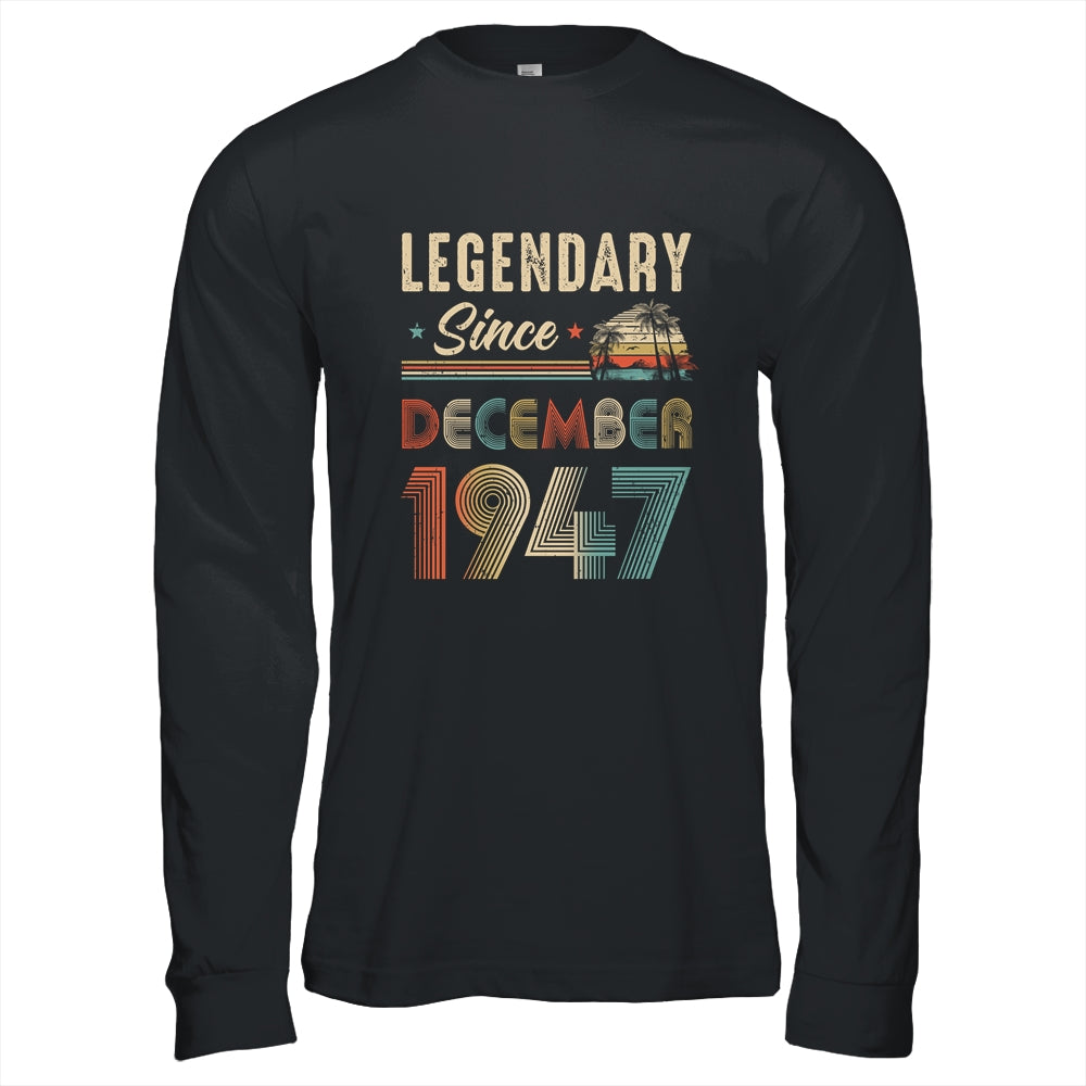 75 Years Old Legendary Since December 1948 75th Birthday Shirt & Hoodie | siriusteestore