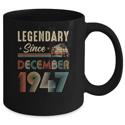 75 Years Old Legendary Since December 1948 75th Birthday Mug | siriusteestore
