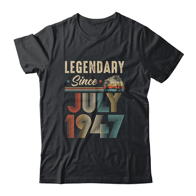 75 Years Old Legendary Since July 1948 75th Birthday Shirt & Hoodie | siriusteestore