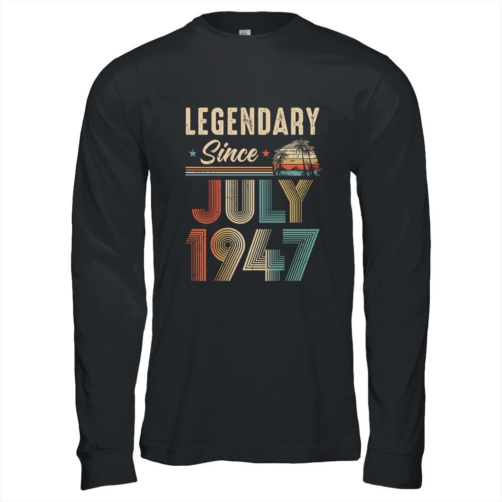 75 Years Old Legendary Since July 1948 75th Birthday Shirt & Hoodie | siriusteestore