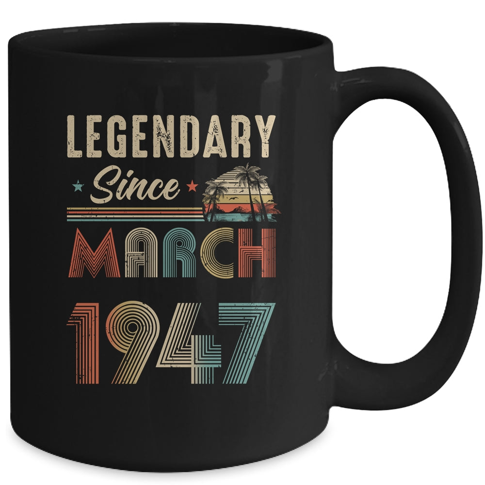 75 Years Old Legendary Since May 1948 75th Birthday Mug | siriusteestore