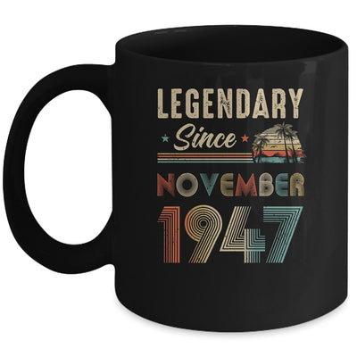 75 Years Old Legendary Since November 1948 75th Birthday Mug | siriusteestore