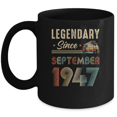 75 Years Old Legendary Since September 1948 75th Birthday Mug | siriusteestore