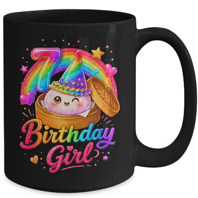7Th Birthday Girl Dumpling Kawaii Pastel Anime 7 Years Old Mug | siriusteestore