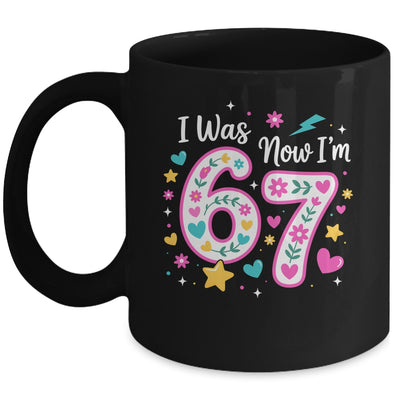 7 Year Old Birthday Girl I Was 6 Now I'm 7 Funny 67 Meme Mug | siriusteestore