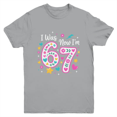 7 Year Old Birthday Girl I Was 6 Now I'm 7 Funny 67 Meme Youth Shirt | siriusteestore