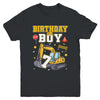 7th Birthday Boy 7 Years Old Excavator Three Decorations Youth Shirt | siriusteestore