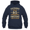 80 Years Awesome Vintage December 1945 80th Birthday Shirt & Hoodie | siriusteestore