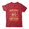 80 Years Awesome Vintage January 1945 80th Birthday Shirt & Hoodie | siriusteestore