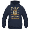 80 Years Awesome Vintage July 1945 80th Birthday Shirt & Hoodie | siriusteestore