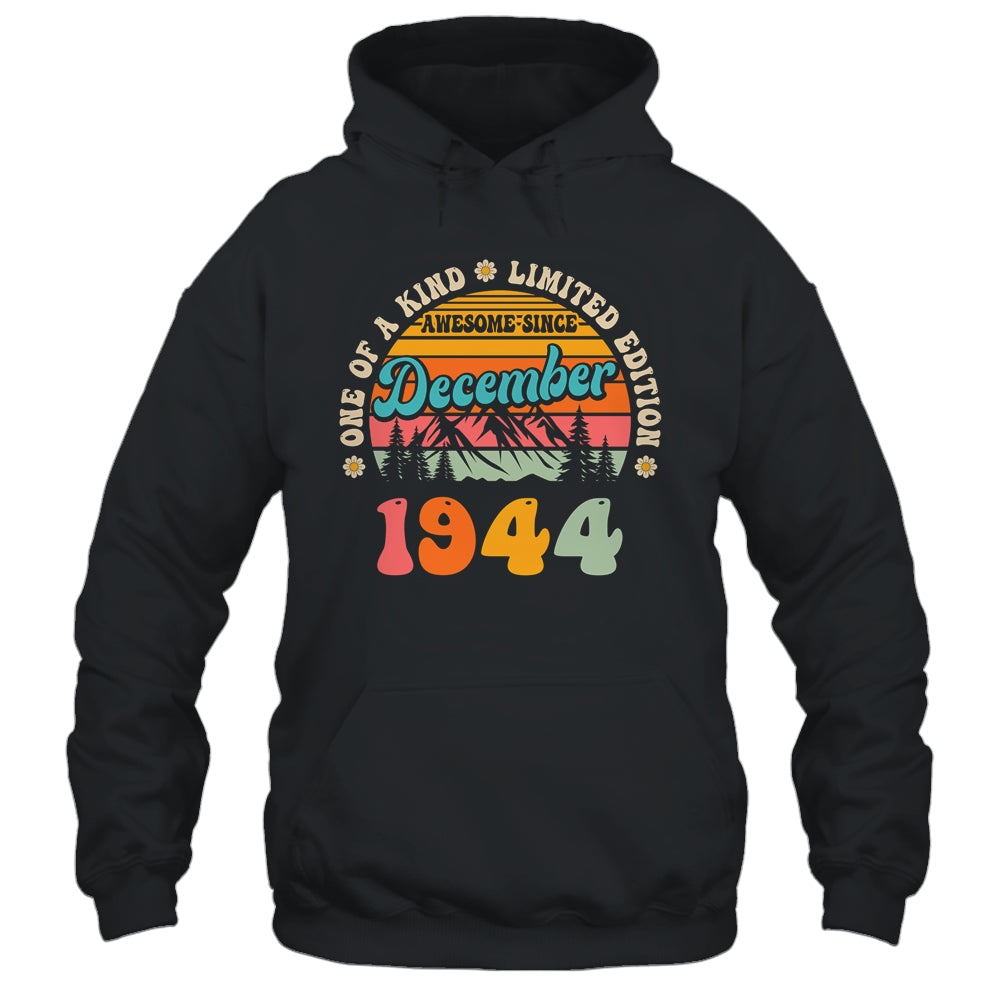 80 Years Old Awesome Since December 1944 80th Birthday Groovy Shirt & Tank Top | siriusteestore