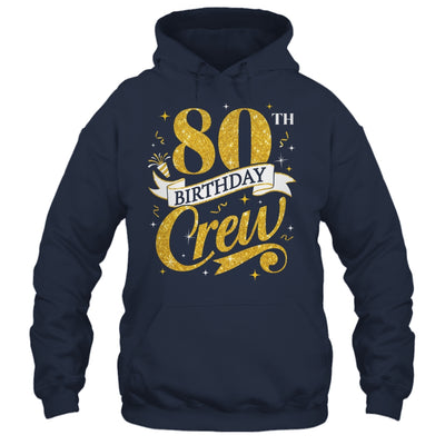 80th Birthday Crew 80th Bday Party Squad Friends Crown Funny Shirt & Tank Top | siriusteestore