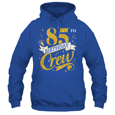 85th Birthday Crew 85th Bday Party Squad Friends Crown Funny Shirt & Tank Top | siriusteestore