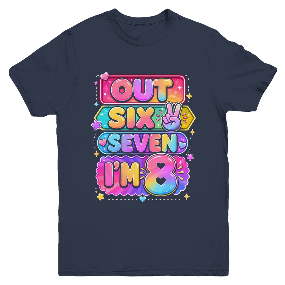 8Th Birthday It'S My 8 Bday Girls Boys Turning 8 Birthday Youth Shirt | siriusteestore