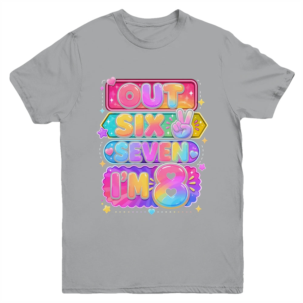 8Th Birthday It'S My 8 Bday Girls Boys Turning 8 Birthday Youth Shirt | siriusteestore