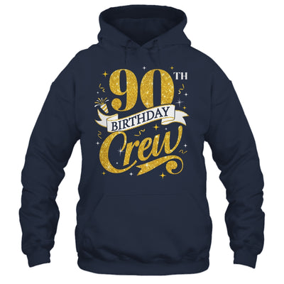 90th Birthday Crew 90th Bday Party Squad Friends Crown Funny Shirt & Tank Top | siriusteestore