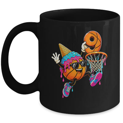 9Th Birthday Basketball Drip Ice Cream 9 Years Old Boys Kids Mug | siriusteestore