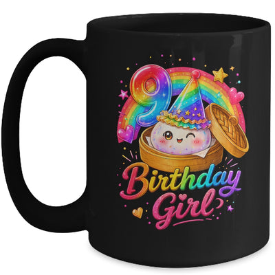 9Th Birthday Girl Dumpling Kawaii Pastel Anime 9 Years Old Mug | siriusteestore