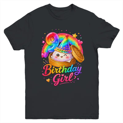 9Th Birthday Girl Dumpling Kawaii Pastel Anime 9 Years Old Youth Shirt | siriusteestore