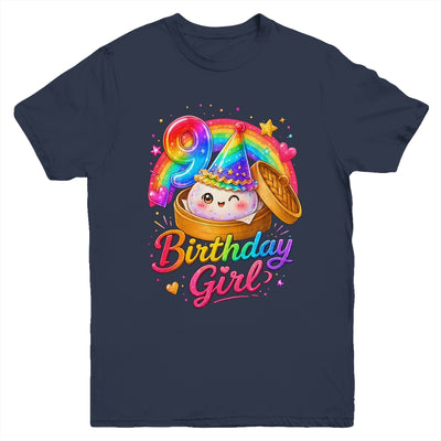 9Th Birthday Girl Dumpling Kawaii Pastel Anime 9 Years Old Youth Shirt | siriusteestore